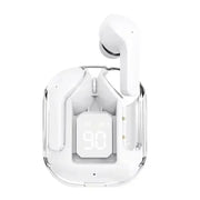 T2 Tws Wireless Bluetooth Headset Transparent Headphones ENC Power Digital Display Stereo Sound Earphones for All Smartphones