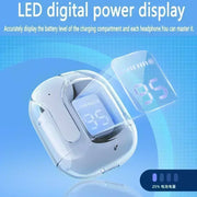 T2 Tws Wireless Bluetooth Headset Transparent Headphones ENC Power Digital Display Stereo Sound Earphones for All Smartphones