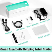 Phomemo 241 Bluetooth Thermal Label Printer Wireless Small Shipping Label Printer 4X6 Compatible with iPhone Android Mac Window