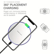 Wireless Charger Mobile Phone Chargers Pad Stand For iPhone 16 15 14 13 12 11 Pro Max Samsung Xiaomi Fast Charging Dock Station